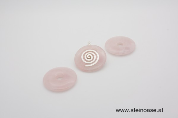 1 Stk. Donut 40mm Rosenquarz